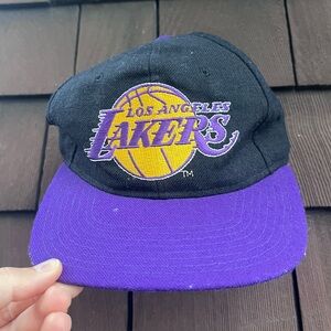 Vintage Starter LA Lakers Wool Hat small SnapBack
